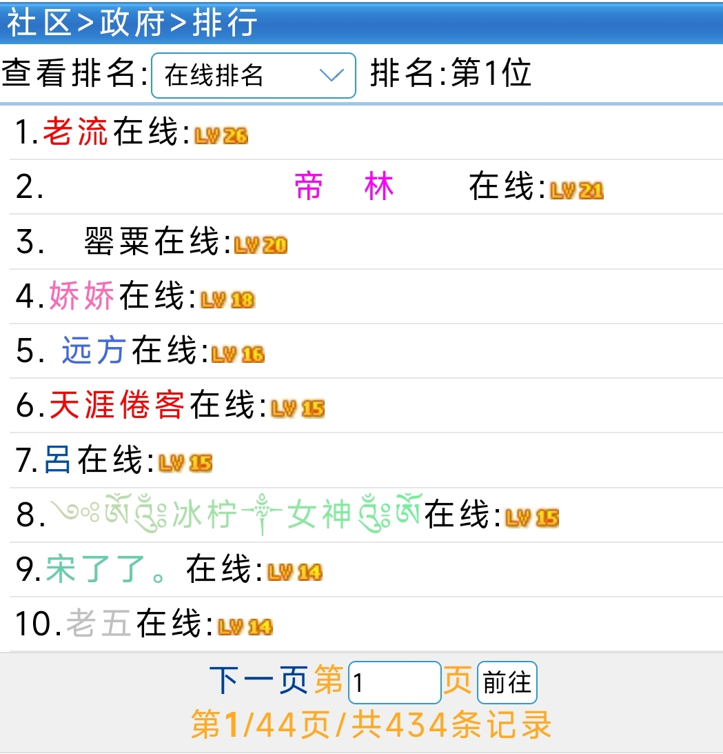 排行榜