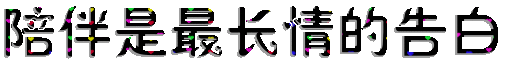 陪伴是最长情的告白