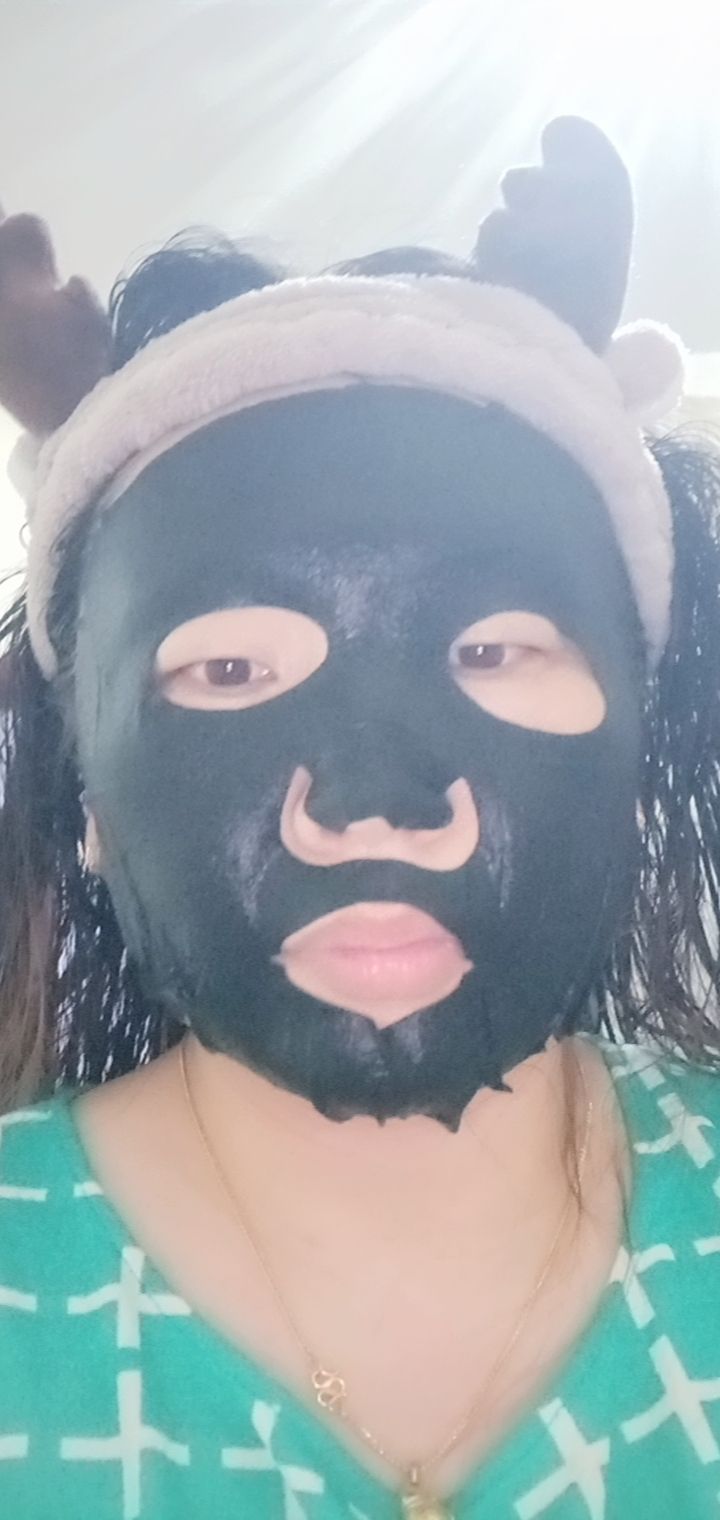 洗完澡后
