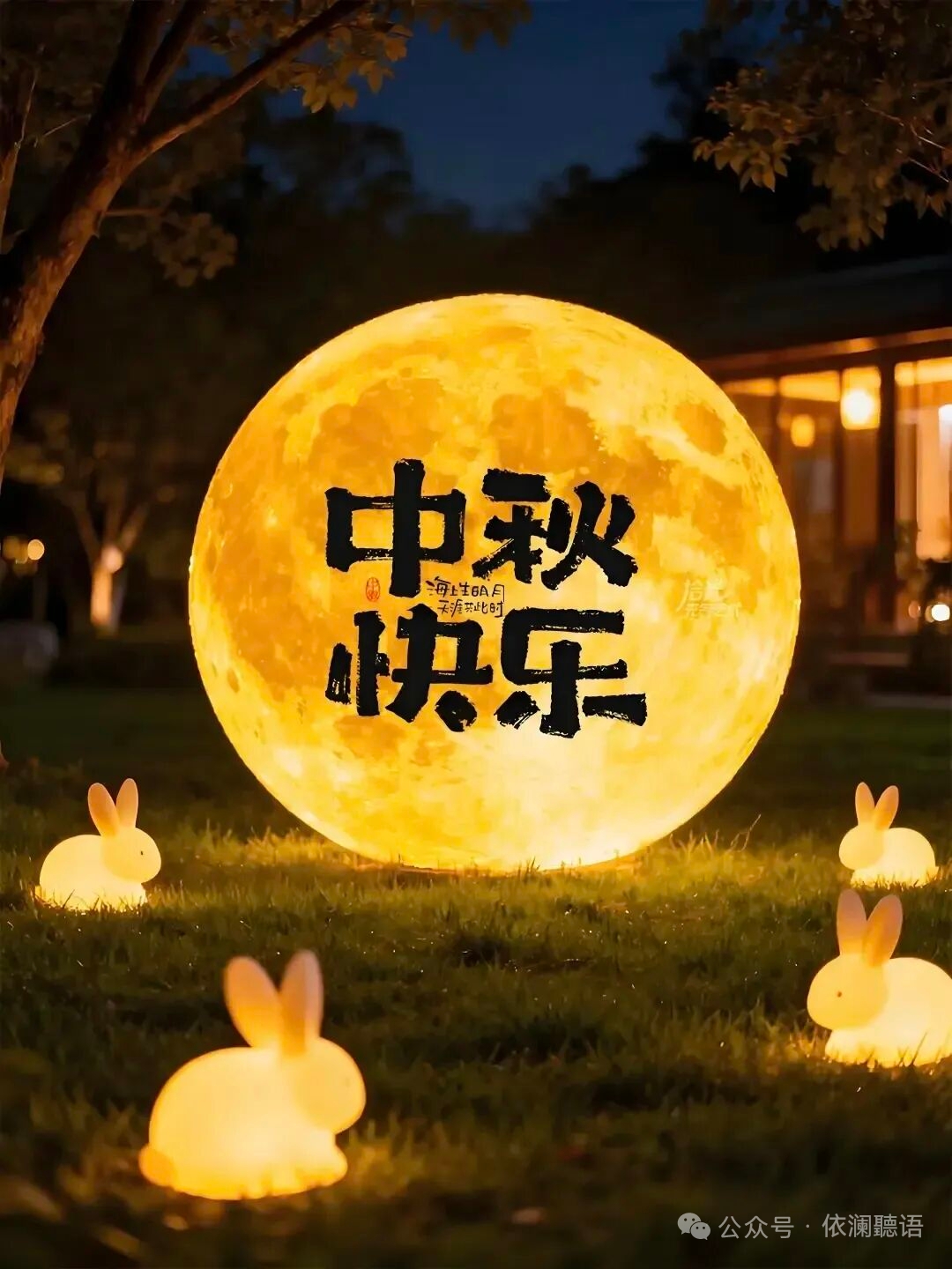 月是中秋圆,家是事事安