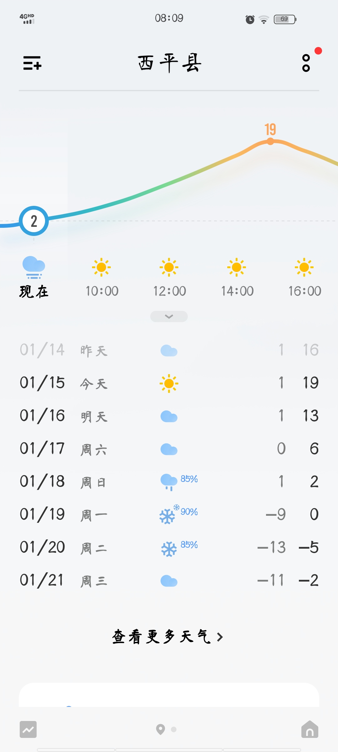 　 　大雪要来了