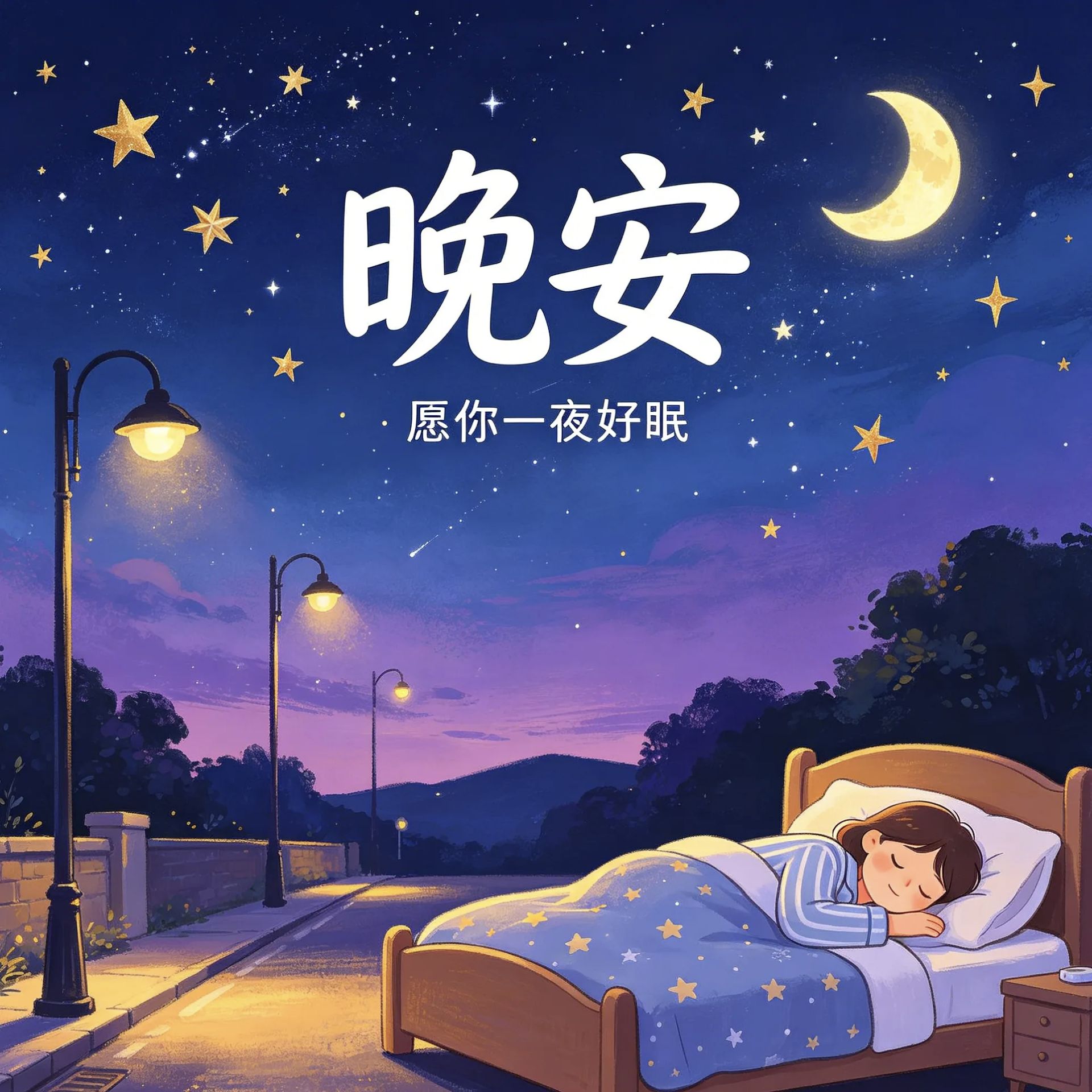 晚安
